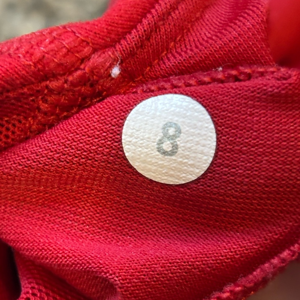 Lululemon Red Strappy Sports Bra - Picture 3 of 3